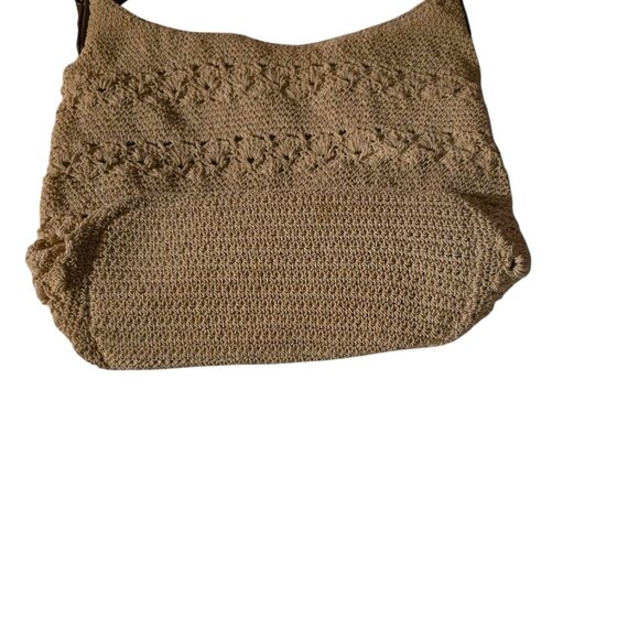 Vintage Macrame Crocheted Purse Lined 70's - Picture 3 of 8